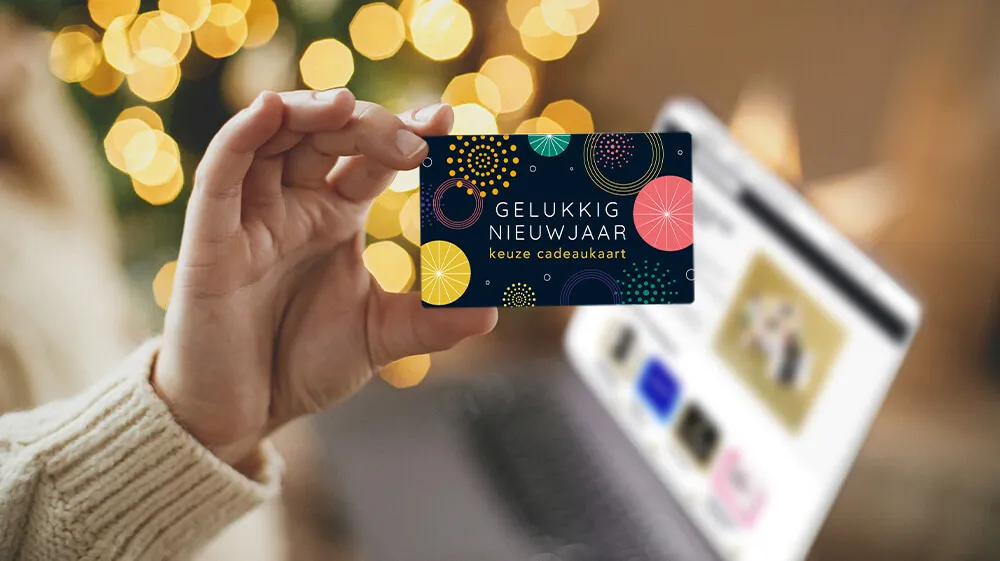 Wens iemand een gelukkig nieuwjaar met een Giftcards.nl eindejaarsgeschenk